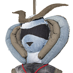 Кукла из джинсовой одежды и армейских палаток Rusalka Jeans&Tents варинант исполнения - 4 | Loft Concept в Краснодаре