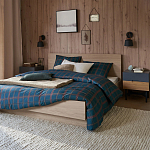 Черное матовое бра с декором под кожу Chestery варинант исполнения - 4 | Loft Concept в Краснодаре