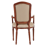 Стул с подлокотниками из натурального бука бежевый Solid Luxury варинант исполнения - 3 | Loft Concept в Краснодаре