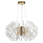 Люстра с декором в виде крупных рельефных лепестков 80 см Ethereal Bloom варинант исполнения - 2 | Loft Concept в Краснодаре