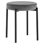 Табурет с мягким круглым сиденьем RIO Grey варинант исполнения - 1 | Loft Concept в Краснодаре