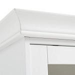 Витрина с раздвижными дверцами Wells Glass Showcase White варинант исполнения - 5 | Loft Concept в Краснодаре