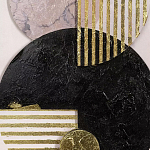 Панно декоративное с объемным эффектом Asymmetry варинант исполнения - 4 | Loft Concept в Краснодаре