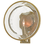 Бра круглое с прозрачным рельефным плафоном Crystal Prism варинант исполнения - 2 | Loft Concept в Краснодаре