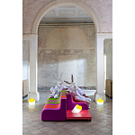 Дизайнерский кофейный стол на круглых ножках Poltronova T02 Pink Coffee Table варинант исполнения - 9 | Loft Concept в Краснодаре