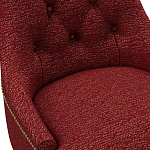 Мебельная ткань Шенилл бордовый цвет 138 см T4-23 варинант исполнения - 6 | Loft Concept в Краснодаре