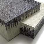 Дизайнерский журнальный стол с инкрустацией Plateau Coffee Table  варинант исполнения - 3 | Loft Concept в Краснодаре