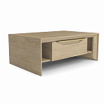 Стол журнальный с ящиками и открытыми полками Flowchart варинант исполнения - 2 | Loft Concept в Краснодаре