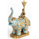 Фарфоровый подсвечник Слон с эмоцией Fluens варинант исполнения - 3 | Loft Concept в Краснодаре