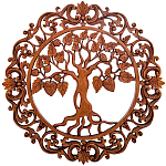 Панно из дерева LeafBerry Panel With Trees варинант исполнения - 1 | Loft Concept в Краснодаре