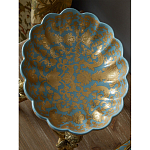 Чаша с орнаментом на бронзовых ножках в виде ангелов Eden Garden варинант исполнения - 4 | Loft Concept в Краснодаре