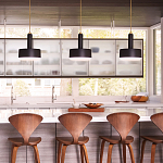 Подвесной светильник цилиндрический с белым плафоном Hinkley варинант исполнения - 11 | Loft Concept в Краснодаре