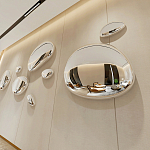 Абстрактная скульптура на стену в виде капли воды Water Outline варинант исполнения - 5 | Loft Concept в Краснодаре