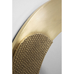 Зеркало золотое со вставками в виде геометрических фигур варинант исполнения - 3 | Loft Concept в Краснодаре