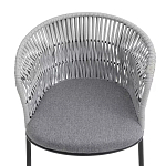 Кресло с декоративным плетением на спинке и подлокотниках Armchair Weaving варинант исполнения - 5 | Loft Concept в Краснодаре