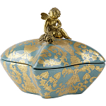 Фарфоровая шкатулка Angel with a rose варинант исполнения - 2 | Loft Concept в Краснодаре