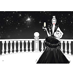 Megan Hess. Te Lttle Blk Dess варинант исполнения - 3 | Loft Concept в Краснодаре