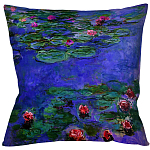 Подушка декоративная с цветочным принтом Impressionism in Art варинант исполнения - 2 | Loft Concept в Краснодаре
