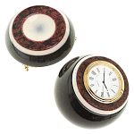 Часы настольные в виде шара из натурального камня Ball Stone Clock варинант исполнения - 8 | Loft Concept в Краснодаре