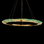 Люстра в форме кольца с цветочным декором Warm Heavenly Light варинант исполнения - 3 | Loft Concept в Краснодаре