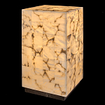 Торшер прямоугольный из натурального камня Calcite Geometry варинант исполнения - 7 | Loft Concept в Краснодаре