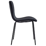 Стул черный с обивкой из велюра Black Archie Chair варинант исполнения - 1 | Loft Concept в Краснодаре
