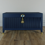 Большой дизайнерский Сундук Elsa Dreams Blue варинант исполнения - 1 | Loft Concept в Краснодаре