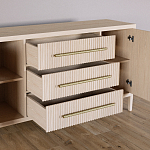 Буфет Primo с тремя ящиками и двумя фасадами Светлый дуб варинант исполнения - 5 | Loft Concept в Краснодаре