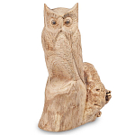 Статуэтка из дерева сова Animals of the World 20 варинант исполнения - 2 | Loft Concept в Краснодаре