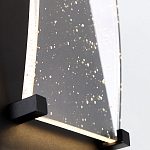 Настенный фонарь уличный прямоугольный черного цвета со стеклом с пузырьками Eurofase варинант исполнения - 5 | Loft Concept в Краснодаре