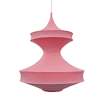Подвесной вязаный розовый светильник «Моника» варинант исполнения - 1 | Loft Concept в Краснодаре