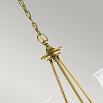 Люстра с прозрачными плафонами из пузырчатого стекла Kichler варинант исполнения - 5 | Loft Concept в Краснодаре