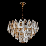 Люстра с многослойными белыми и прозрачными подвесками Character Chandelier варинант исполнения - 1 | Loft Concept в Краснодаре