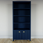 Книжный Стеллаж Elsa Dreams Blue с задней стенкой варинант исполнения - 5 | Loft Concept в Краснодаре