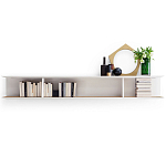 Дизайнерская подвесная полка Gio Ponti D.355.1 - D.355.2 Hanging Bookcase варинант исполнения - 1 | Loft Concept в Краснодаре