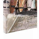 Панно декоративное в морском стиле Seascape and Surfing I варинант исполнения - 3 | Loft Concept в Краснодаре