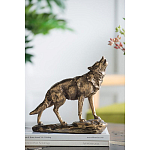 Фигурка Волк Gold варинант исполнения - 5 | Loft Concept в Краснодаре