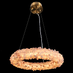 Люстра кольцевая с частичками натурального горного хрусталя Crystal Shimmer варинант исполнения - 1 | Loft Concept в Краснодаре