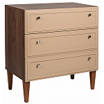 Комод бежевый из массива бука с 3-мя ящиками Wenge Light варинант исполнения - 1 | Loft Concept в Краснодаре