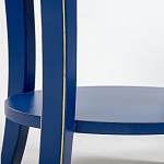 Синяя тумба на фигурных ножках Shelby варинант исполнения - 5 | Loft Concept в Краснодаре