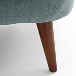 Кресло бирюзовое Pauley Turquoise Armchair варинант исполнения - 4 | Loft Concept в Краснодаре