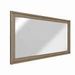 Зеркало прямоугольное с классической деревянной рамой Flowchart варинант исполнения - 1 | Loft Concept в Краснодаре