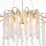 Люстра c подвесками из прозрачного хрусталя Диаметр 85 см FAIRYTREE Light варинант исполнения - 4 | Loft Concept в Краснодаре