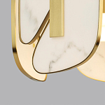 Люстра с мраморными вставками Marble Plates варинант исполнения - 4 | Loft Concept в Краснодаре