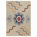 Плед хлопковый по мотивам эвенских орнаментов Ural and Siberian Patterns варинант исполнения - 1 | Loft Concept в Краснодаре