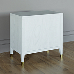 Прикроватная тумбочка с полкой Elsa Dreams White варинант исполнения - 4 | Loft Concept в Краснодаре