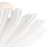Потолочный светильник белый с рельефным абажуром Feminine Shape варинант исполнения - 1 | Loft Concept в Краснодаре