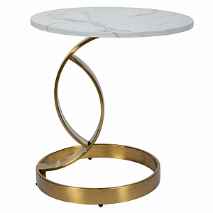 Круглый кофейный столик с мраморной столешницей Notes