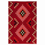 Плед хлопковый по мотивам башкирских орнаментов Ural and Siberian Patterns варинант исполнения - 1 | Loft Concept в Краснодаре