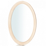 Овальное настольное зеркало бежевое Interiors Romance варинант исполнения - 1 | Loft Concept в Краснодаре